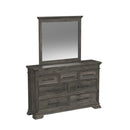 Park Ridge Sleigh Storage Bedroom Set in Charcoal