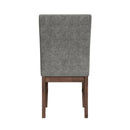 Santa Barbara Dining Side Chair with Fabric in Walnut (2 Per Carton)
