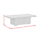 Carmona 6PC Conversion Set in Natural and Olefin Beige with Ottoman