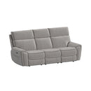 Jackpot P1 Sofa with Heat Massage in Explore Light Grey