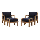 Marina 4 Piece Outdoor Patio Teak Set