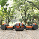 Sojourn 8 Piece Outdoor Patio Sunbrella� Sectional Set
