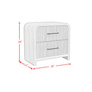 Ridgemont 2-Drawer Nightstand with USB