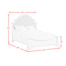 Eastwood Youth UPH Bedroom Set in Off-White