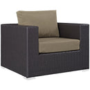 Convene 4 Piece Outdoor Patio Sectional Set