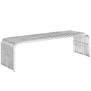 Pipe 60" Stainless Steel Bench