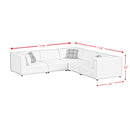 Zandara 5PC Modular Set in Olefin Beige