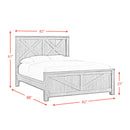Maverick Panel Bedroom Set in Antique Grey