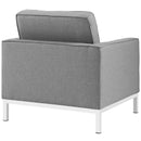 Loft Upholstered Fabric Armchair