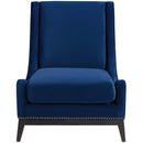 Confident Accent Upholstered Performance Velvet Lounge Chair