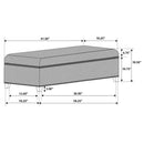 Laughton Storage Bench - Michael's Discount Furniture