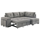 Roanne Pull-Out Sleeper Sectional Sofa - Michael's Discount Furniture