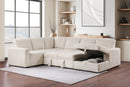 Devonshire Pull-Out Sleeper Sectional Sofa - Michael's Discount Furniture