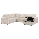 Devonshire Pull-Out Sleeper Sectional Sofa - Michael's Discount Furniture