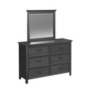 Hampton Kids Dresser and Mirror Set