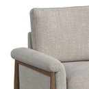 Comet Accent Chair in Laurance Light Grey