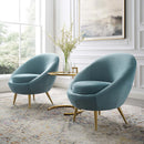 Circuit Accent Chair Performance Velvet Set of 2