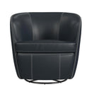 Vito Swivel Chair in Pebble Navy