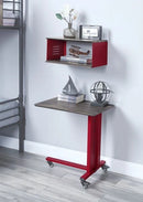 Accent Table w/Wall Shelf