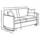 Corliss Loveseat - Michael's Discount Furniture