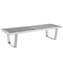 Sauna 5' Stainless Steel Bench