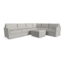 Flex 6-Seat Sectional with Narrow Arm and Storage Ottoman - 5000003377 - Michael's Discount Furniture