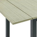 Martin 3 pc Drop Leaf Dining Set (Black Base)