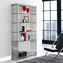 Gridiron Stainless Steel Bookshelf