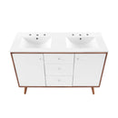 Transmit 48" Double Sink Bathroom Vanity