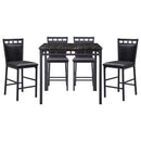 5275-36 - 5-Piece Pack Counter Height Set, Faux Marble Top - Michael's Discount Furniture