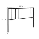 Tatum King Metal Headboard