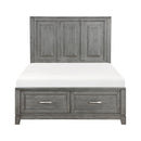 Garretson Full Platform Bed with Footboard Storage image