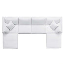 Commix Down Filled Overstuffed 6 Piece Sectional Sofa Set