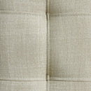 Oak Lawn Grey Bar Table Single Pack (Table + 3 Tan Fabric Stools)