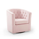 Prospect Tufted Performance Velvet Swivel Armchair