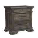 Park Ridge Sleigh Storage Bedroom Set in Charcoal