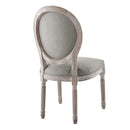 Arise Vintage French Upholstered Fabric Dining Side Chair