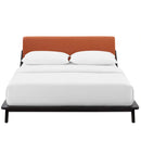 Luella Queen Upholstered Fabric Platform Bed