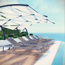 Shore Chaise Outdoor Patio Aluminum Set of 6