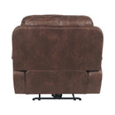 Atlantis Power Motion Recliner with Power Head Recliner in Heritage Brown