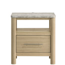 Jonas Nightstand with USB in Natural