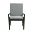 Donovan Upholstery Arm Chair Dark (2 Per Pack)
