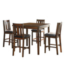 5511-36 - 5-Piece Pack Counter Height Set - Michael's Discount Furniture