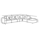 Jennifer Modular Sectional Sofa - Michael's Discount Furniture