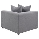 Jennifer Upholstered Corner Chair - Michael's Discount Furniture