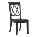 5516BKS - Side Chair, Black - Michael's Discount Furniture