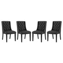 Baronet Dining Chair Vinyl Set of 4