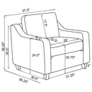 Christine Accent Chair - Michael's Discount Furniture