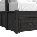 Hampton Kids Over Bunk with Ladder and Trundle Bedroom Set