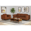 Venus Sofa with Cherry Finished Wooden Front
